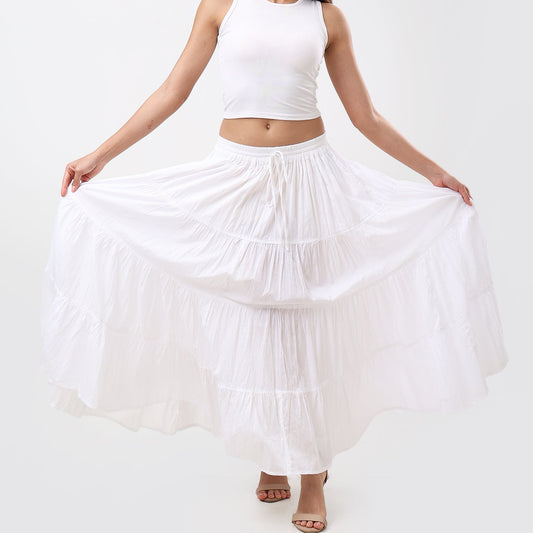 Casual Daily Wear Cotton Skirt for Women's/Girls