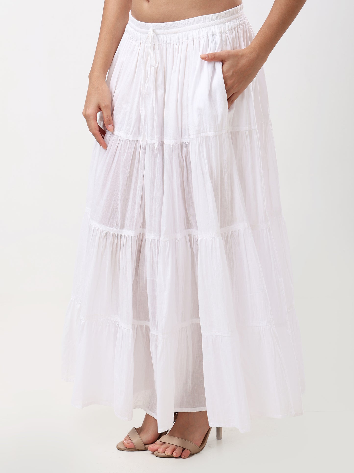 Casual Daily Wear Cotton Skirt for Women's/Girls