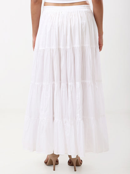 Casual Daily Wear Cotton Skirt for Women's/Girls