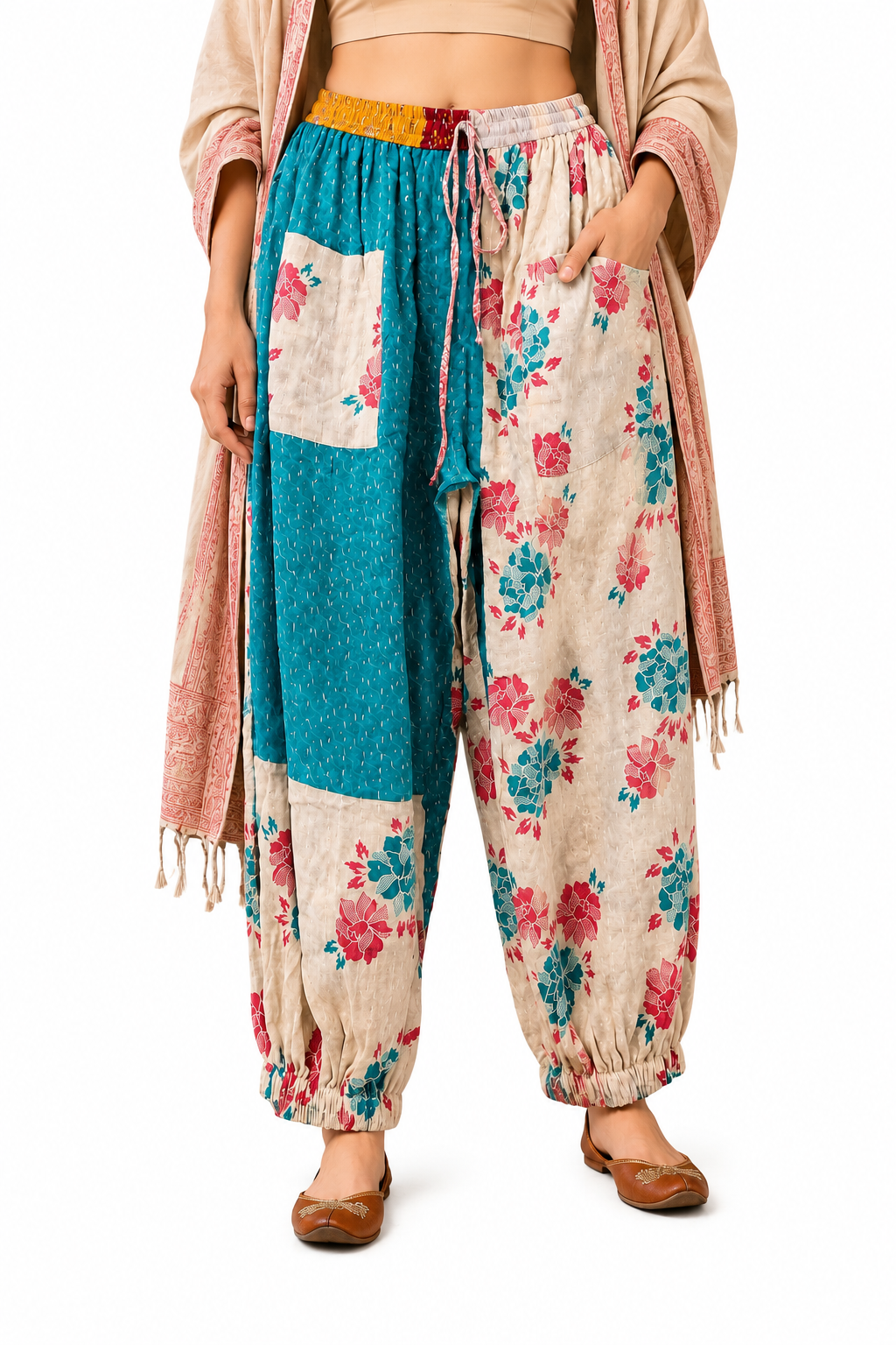 Women's Kantha Cotton Harem Pants – Wholesale Random Assorted Lot