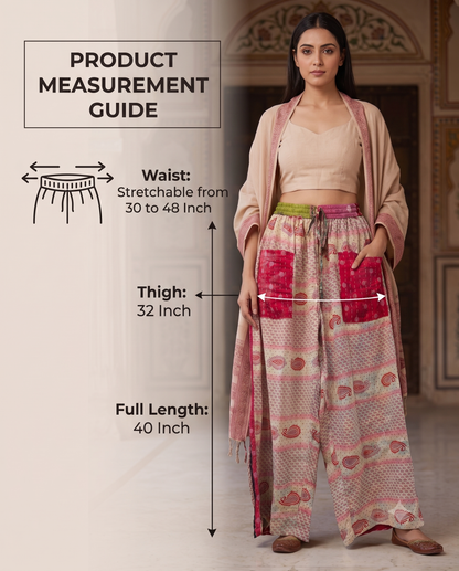 Sunzeyvora-Womens-kantha-pants-front-pocket-reversible-cotton-harem-wholesale